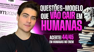 Questões-Modelo de HUMANAS que VÃO CAIR na prova do Enem