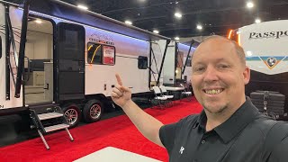 LIVE From Salt Lake City RV Show with TRAVEL TRAILERS!