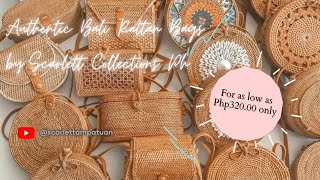 BALI RATTAN BAGS for as low as Php320.00