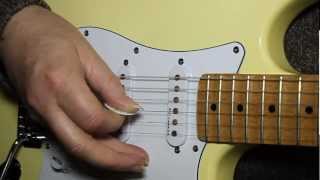 How to tune a guitar.  Beginners lesson to tune your guitar.