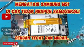 Cara mengatasi samsung M51 Tidak Bisa di cas / Charging tidak respon samasekali done 💯 %