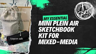 Mini Plein Air Sketchbook Kit for Holiday