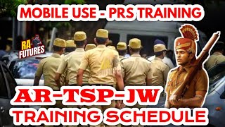 TSP-AR-JW Police PRS Training Schedule | Ra-Futures