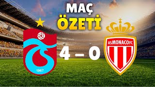 Trabzonspor - Monaco (4-0) Maç Özeti | UEFA Avrupa Ligi H Grubu 2022