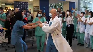 Doctors dance in celebration of Israel's vaccine roll out | Coronavirus