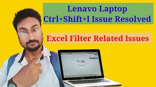 How to Fix Excel Key Ctrl Shift L Not Working Problem !! Excel Filter Function Issue in Lenavo