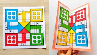 Game Board Drawing using paper | Ludo Game Board making easy | How to make Game Board easy