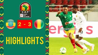 AFCON 2023 QUALIFICATION | ETHIOPIA VS GUINEA | ኢትዮጵያ ከ ጊኒ | FULL HIGHLIGHT