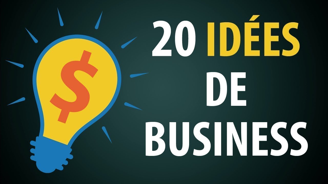 Top 20 Idées De Business Rentables à Lancer En 2022 - YouTube