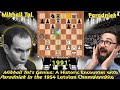 Mikhail Tal's Genius: A Historic Encounter with Paradniek in the 1954 Latvian Championship