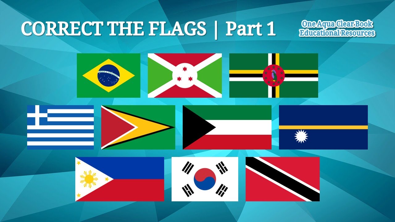 Correct The Wrong Flags Part 1 Youtube