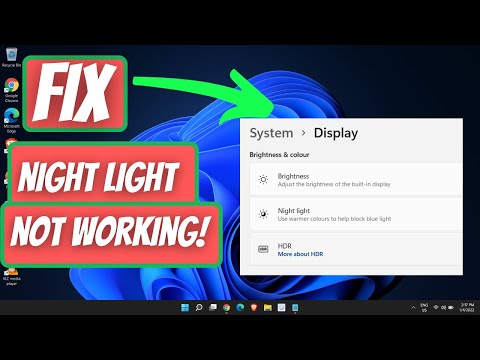 [SOLVED] Night Light Not Working on Windows 11/10