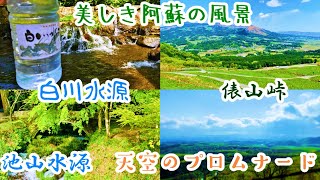 【やす旅公式Vlog334】池山水源＆白川水源～美しき阿蘇の風景～ (2024デジタルリマスター版) (2024.3.10公開)