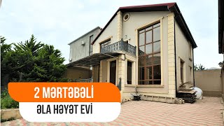 Badamdar qəsəbəsində Super 2 mərtəbəli həyət evi Satılır 070 804 57 77