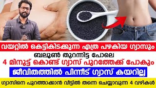 വയറിൽ കെട്ടിക്കിടക്കുന്ന മുഴുവൻ ഗ്യാസും പുറത്താക്കാൻ ഈ ടിപ്‌സുകൾ ചെയ്താൽ മതി | GAS TROUBLE