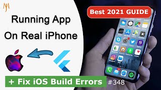 Flutter Tutorial - How To Run App On Real iOS Device/iPhone | Screen Mirroring Flutter App