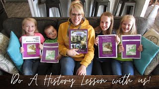 Do A History Lesson With Us!!! BIBLIOPLAN || Homeschool History