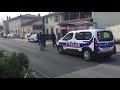 un homme blessé par balle par un policier à soyaux