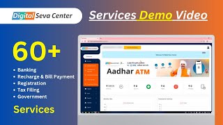 60+ Services available in Digital Seva Center with High Commission | Services Demo Video