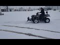 MSA 300cc ATV WITH SNOW PLOW REVIEW AND TEST DRIVE Quad