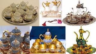 Luxury And Modern Turkish Tea Set.#Cheffarahvlogs.#Turkish