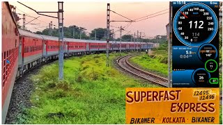 First LHB Onboard Ride PRATAP SF Express | GZB WAP5 | BWN To KOAA / Indian Railways ||