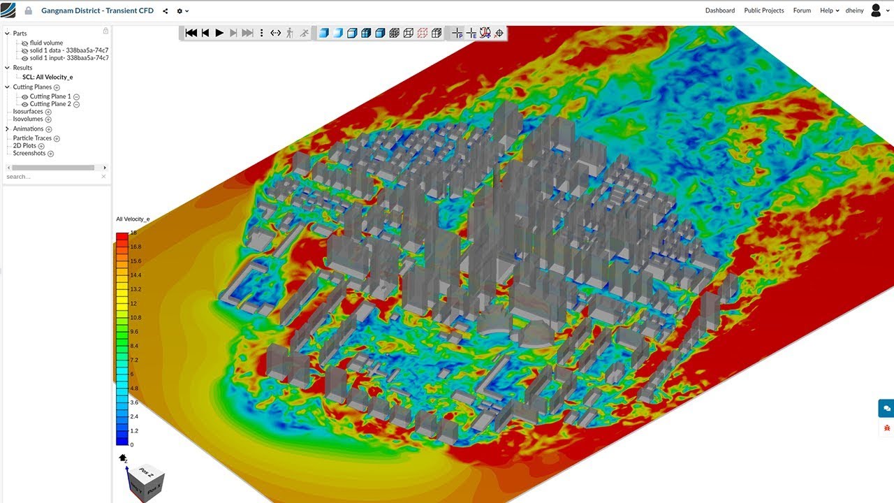 Wind Analysis Of A Whole City District With Simscale Youtube