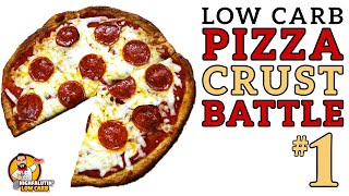 Low Carb PIZZA CRUST Battle #1 🍕 The BEST Keto Pizza Crust Recipe! PART ONE