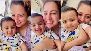 Anita hassanandani share Latest Cute Video with her baby and husband