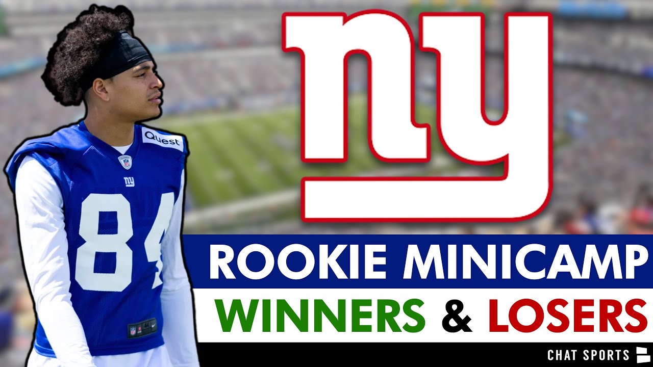 NY Giants Rookie Minicamp Winners & Losers Ft. Eric Gray, Jalin Hyatt ...