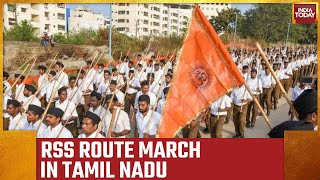 Tamil Nadu News: RSS Members Conduct Route Marches In 45 Different Locations Amid Security | Watch