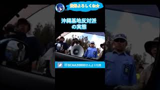 沖縄基地反対派の実態 #shorts