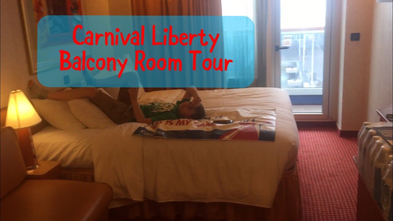 Carnival Liberty Balcony Room Tour | Carnival Cruise | Bahamas Cruise ...