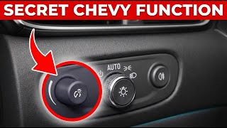 This SECRET Chevy Functions Are Only KNOWN by 1% of DRIVERS (Use It Now!)