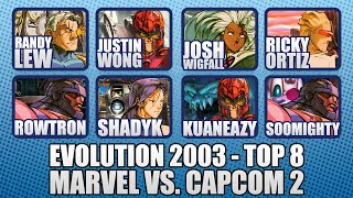 EVO 2003 - Marvel vs. Capcom 2 - TOP 8