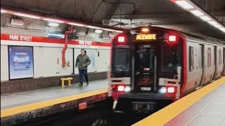 MBTA Red Line CRRC Park Street to Alewife 11/29/24