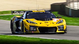 TF Sport's Corvette C8 Z06 GT3.Rs testing at Imola: Start Up, Accelerations & Fl