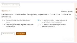 Online Training on Learning Management System: MOODLE #diksha training #quizanswer