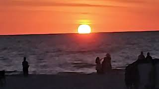 Sunset from Clearwater Beach, Florida, April 28, 2026.