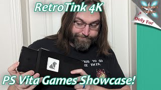 RetroTink 4K PlayStation Vita Games Showcase - The Best Way To Play On TV!