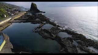 山形県・鶴岡市・温海海岸上空空撮