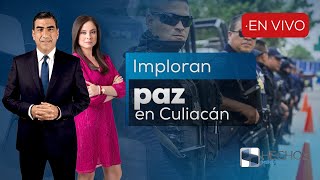 #HechosMeridiano | Marchan en Culiacán implorando por paz tras asesinato de dos niños (23/01/25)