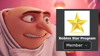 gru gets roblox star code