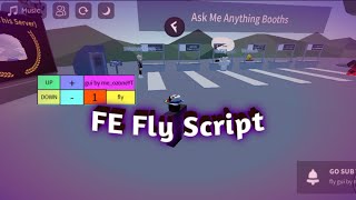 FE Fly Script🔥 Roblox Mobile