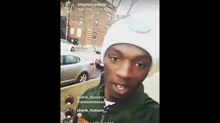 fbg wooski almost shoots car