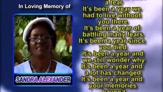 Sandra Alexander mem