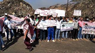 Mass Protest by ACF \u0026 Ambernath Citizens against Illegal Dumping Ground 10