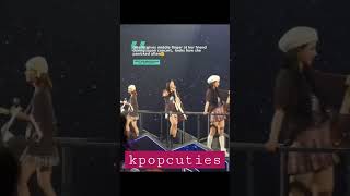 Giselle gives middle finger at her friend during japan concert, look how she panicked after😂💜🌙