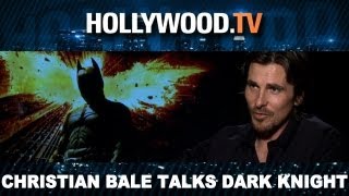 Christian Bale talks 'The Dark Knight Rises'!! - Hollywood.TV