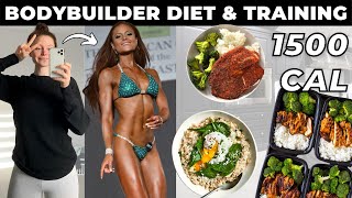 Following My Old Bodybuilding DIET & ROUTINE | Bikini Competitor 1500 Calorie Fat Loss Diet